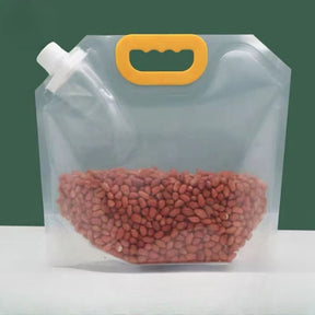 Kit 10 Sacos de Armazenamento Dispenser de Alimentos Mahaos