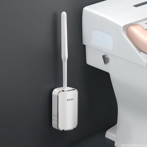 Escova Sanitária para Banheiro Silicone com Suporte Mahaos