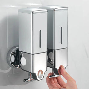 Dispenser de Sabonete Líquido Shampoo Condicionador Quadrado Mahaos