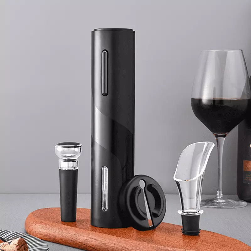 Abridor de Vinho Elétrico Recarregável Kit de Vinho Mahaos